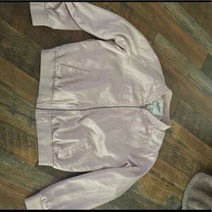 Light Pink Bomber Jacket